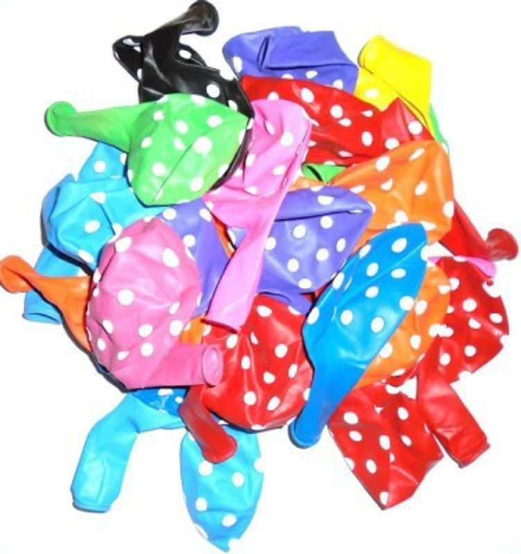 Lexuva Printed 1212 Balloon(Multicolor, Pack of 30)