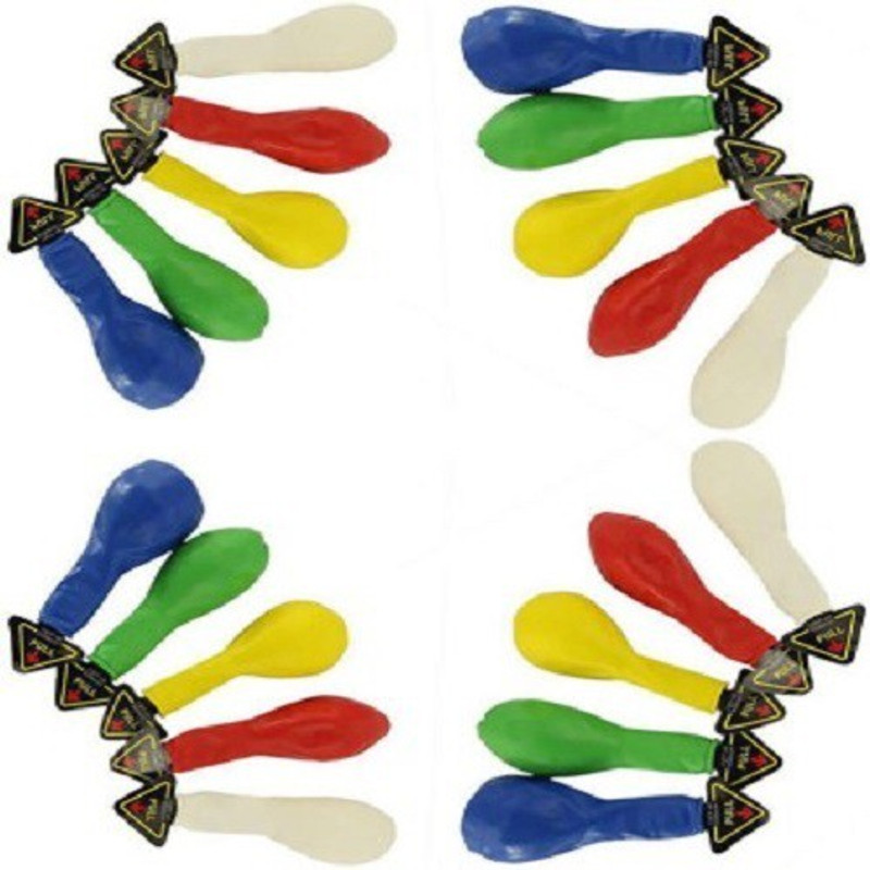 MV Traders Solid LB_22 Balloon(Multicolor, Pack of 20)