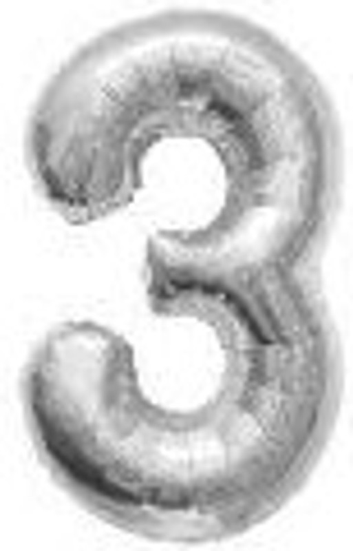 Anagram Printed 1374701 Balloon(Silver, Pack of 1)