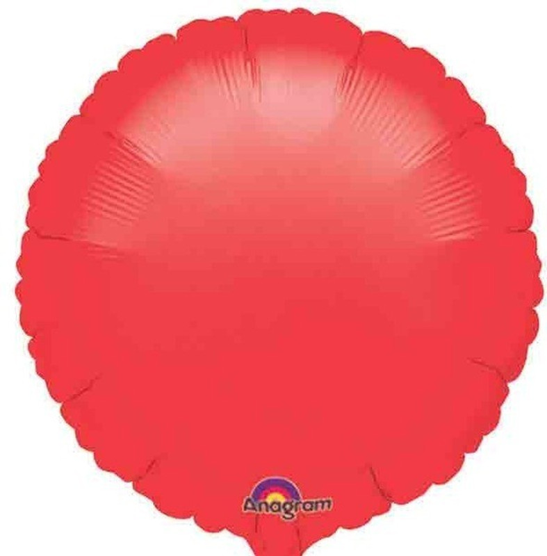 Anagram Solid 20584 Balloon(Red, Pack of 1)