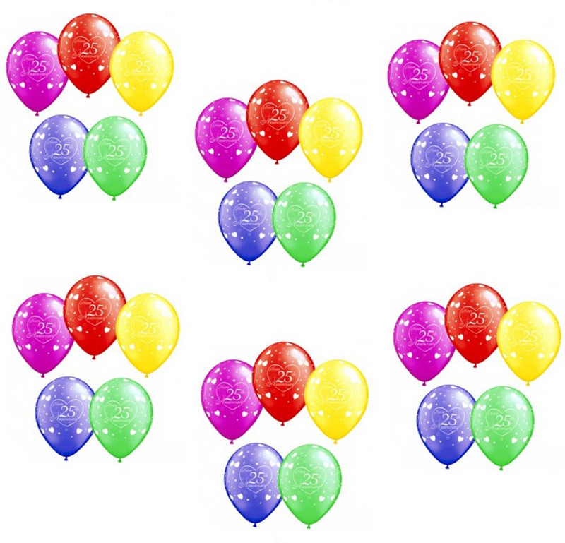 mypartyshoponline Printed MBAL01 Balloon(Multicolor, Pack of 30)