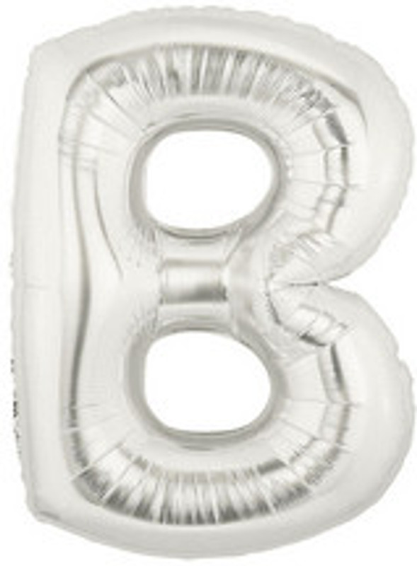 Bettalic Printed 15902S B Balloon(Silver, Pack of 1)