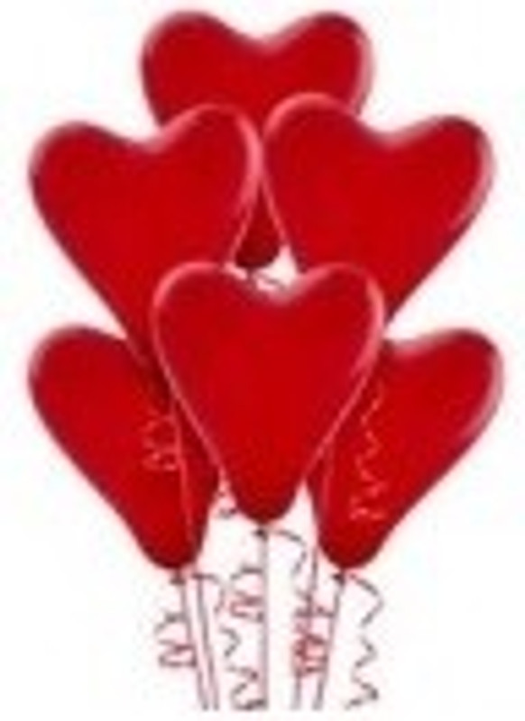 Party Anthem Solid PARHB10 Balloon(Red, Pack of 20)