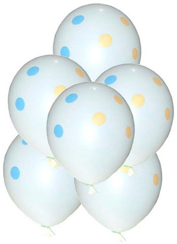 Tiger Printed 50074 Balloon(White, Pack of 30)
