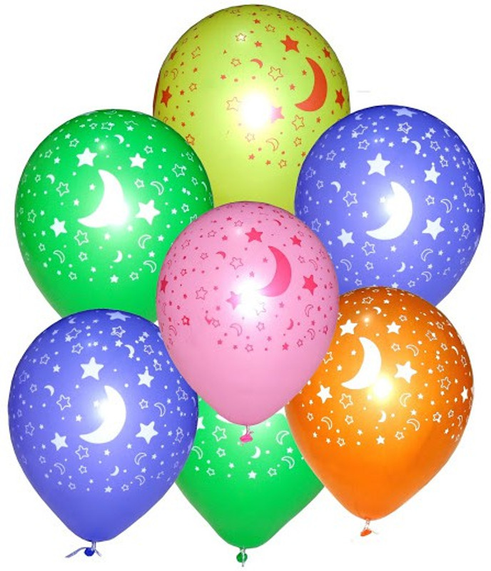 Tiger Printed 50189 Balloon(Multicolor, Pack of 50)