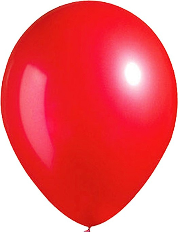 Nxt Gen Solid RED METAL50 Balloon(Red, Pack of 50)