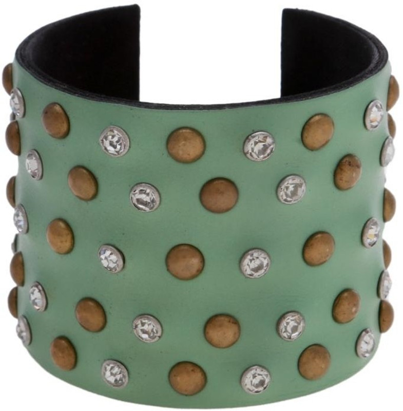 Blueberry Leather Cuff