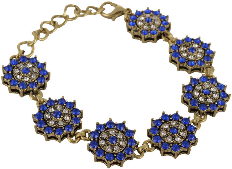 Subharpit Alloy Cubic Zirconia Charm Bracelet