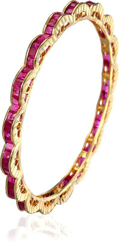 Alysa Silver, Copper, Brass Rhodium, Gold-plated Bangle