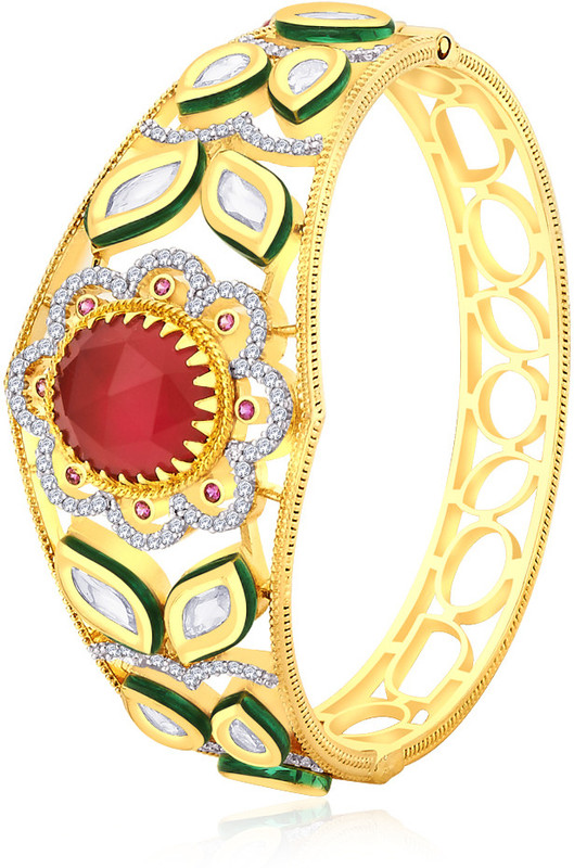 Peora Alloy Gold-plated Bangle