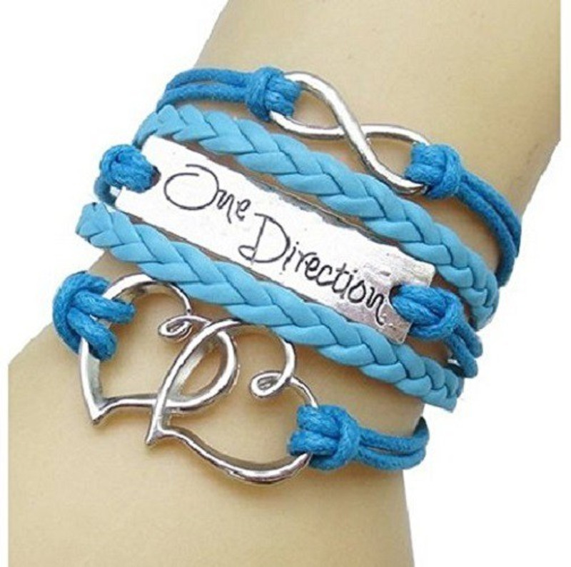 Girlz! Alloy, Leather, Metal Bracelet