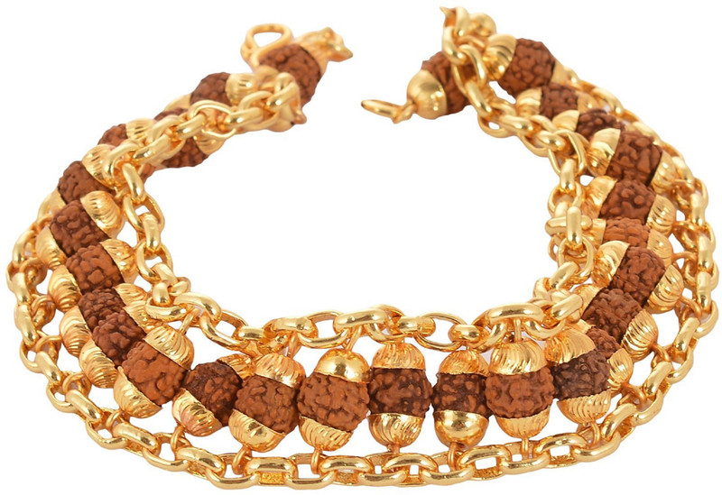 shreee radha traders Brass Gold-plated Bracelet