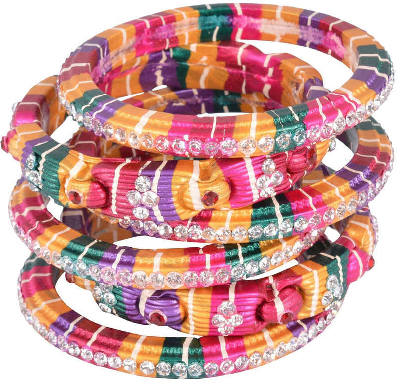 Shreeng Lac Bangle Set(Pack of 6)