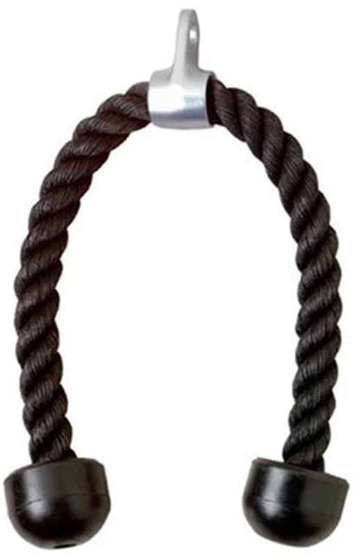 Ipop Retail Pull Down Roap Triceps Bar(Black)