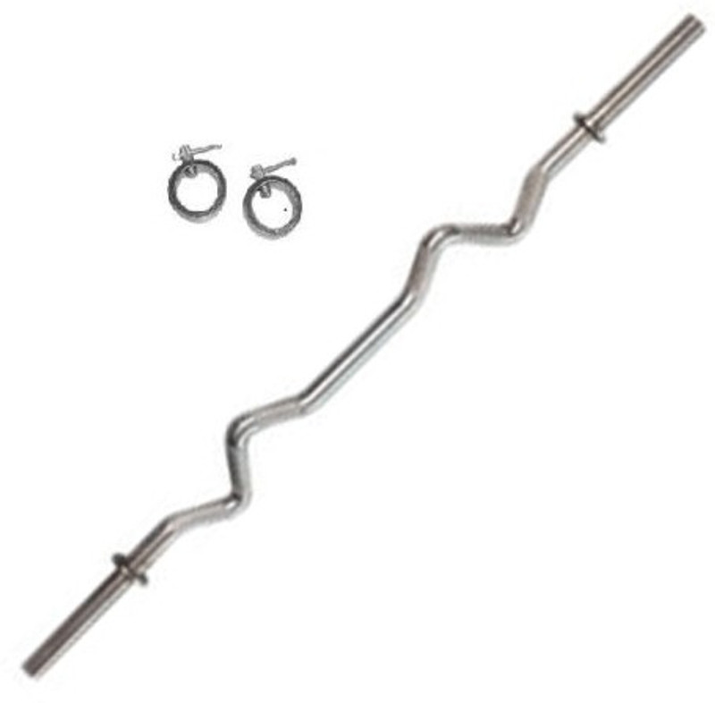 Three Diamond Rod 3ft New Product Weight Lifting Bar(Silver)