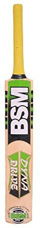 BSM DYNA DRIVE Poplar Willow Cricket Bat(600-1200 g)
