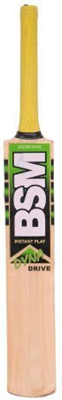 BSM DYNA DRIVE FULL SIZE Poplar Willow Cricket Bat(400-500 g)