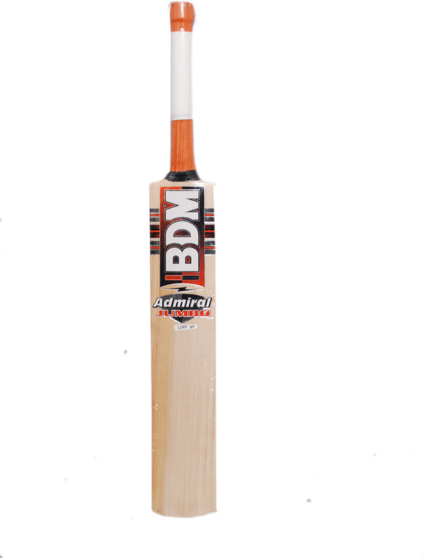 BDM Admiral Jumbo English Willow Cricket Bat(1200-1250 g)