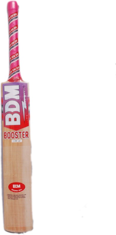 BDM Booster English Willow Cricket Bat(1150-1200 g)