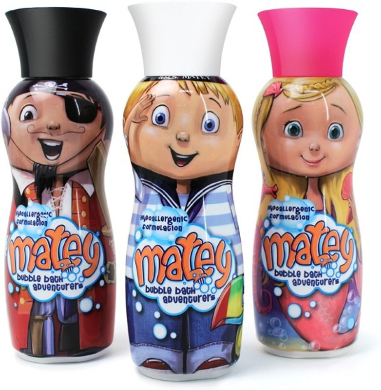 Matey Bubble Bath Adventurers Molly, Max and Pegleg in one Pack(500 ml) Matey Bubble Bath Adventurers Molly, Max and Pegleg in one Pack(500 ml)