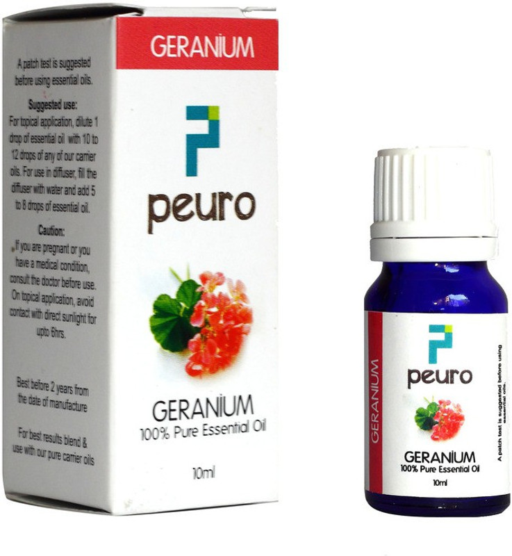 peuro Peuro Geranium 100% pure Essential Oil(10 ml)