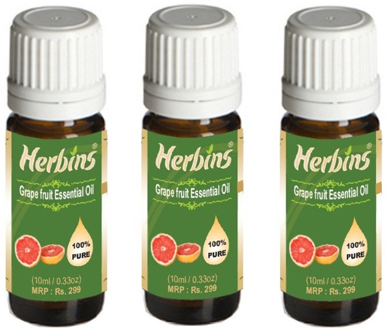 Herbins Grapefruit Oil Combo-3(30 ml) RS.897 (45.00% Off) - Flipkart