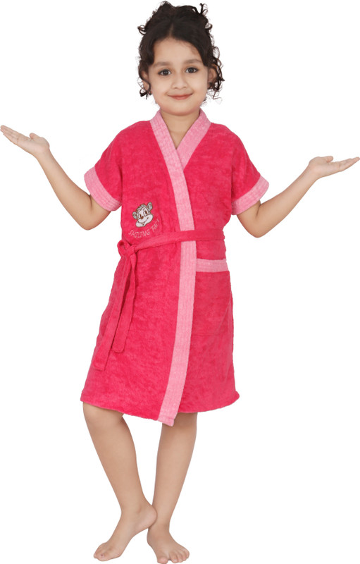 Superior Pink XL Bath Robe(Bath Robe, For: Baby Boys & Baby Girls, Pink)