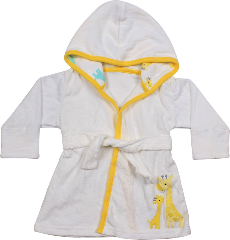 Ole Baby White Free Size Bath Robe(1 Ole Baby Bath Robe, For: Baby Boys & Baby Girls, White)
