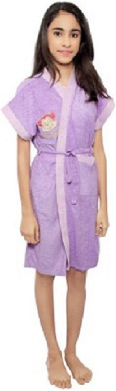 Superior Lavender XL Bath Robe(Bath Robe, For: Baby Boys & Baby Girls, Lavender)