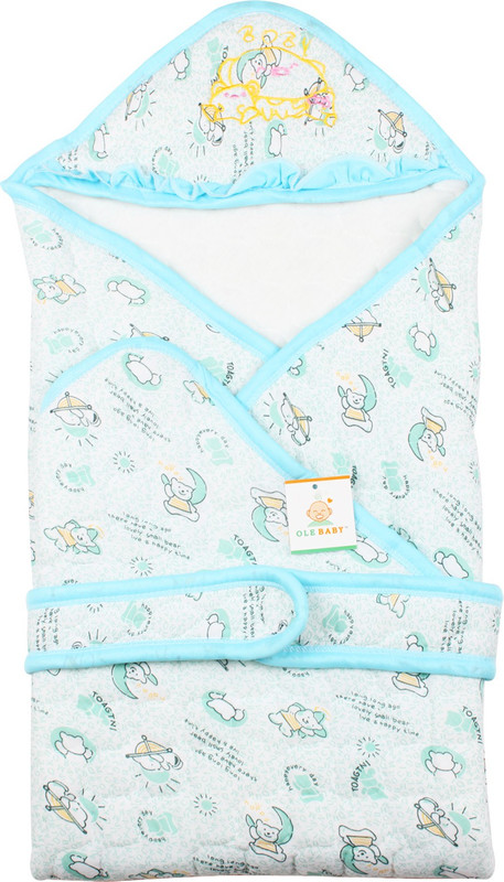 Ole Baby Blue Large Bath Robe(Bath Robe, For: Baby Boys & Baby Girls, Blue)