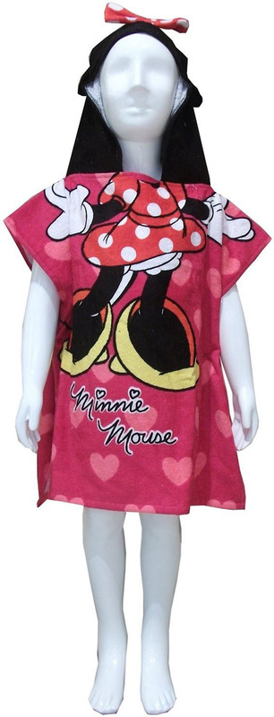 Bombay Dyeing Red, Black XS Bath Robe(1 Bath Robe, For: Baby Boys & Baby Girls, Red, Black)