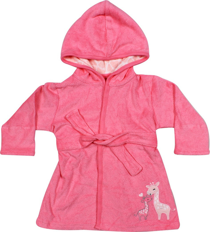 Ole Baby Pink Free Size Bath Robe(1 Ole Baby Bath Robe, For: Baby Boys & Baby Girls, Pink)