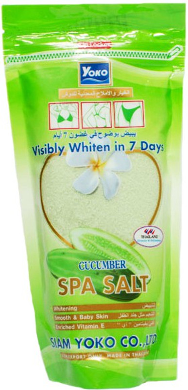 Yoko Cucumber Whitening Skin Spa Salt (Imported)(300 g) Yoko Cucumber Whitening Skin Spa Salt (Imported)(300 g)