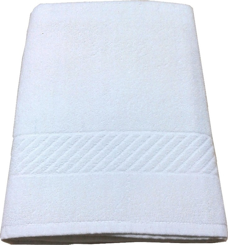 JTF Cotton 520 GSM Bath Towel(White)