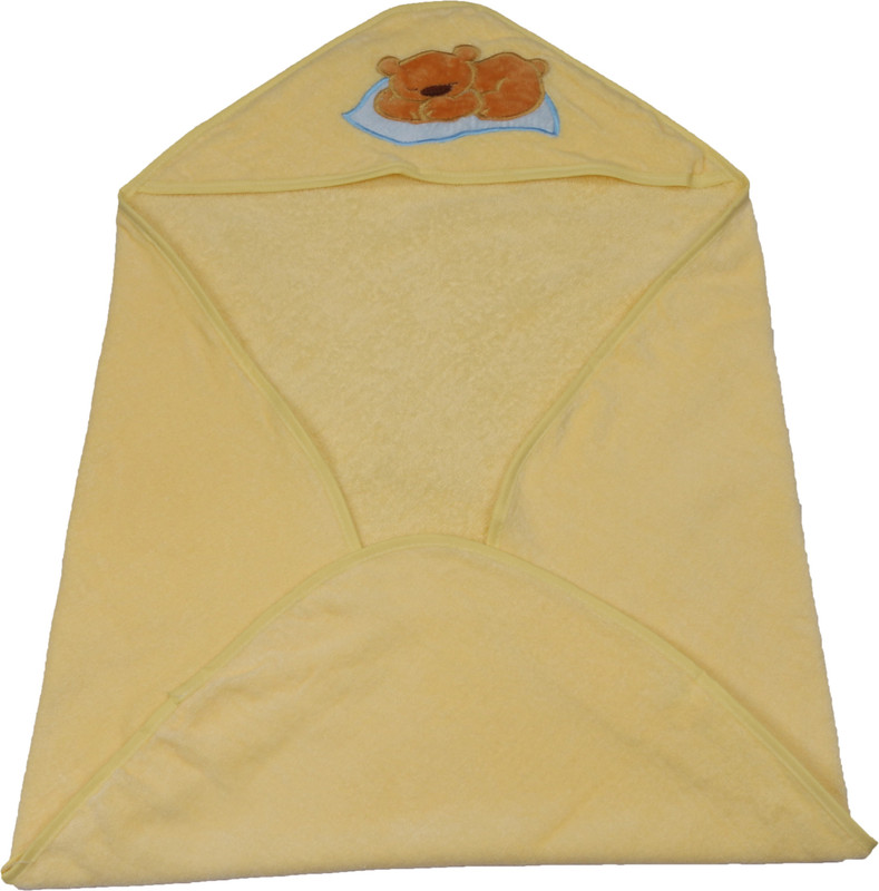 Belle Maison Cotton 380 GSM Bath Towel(Yellow)