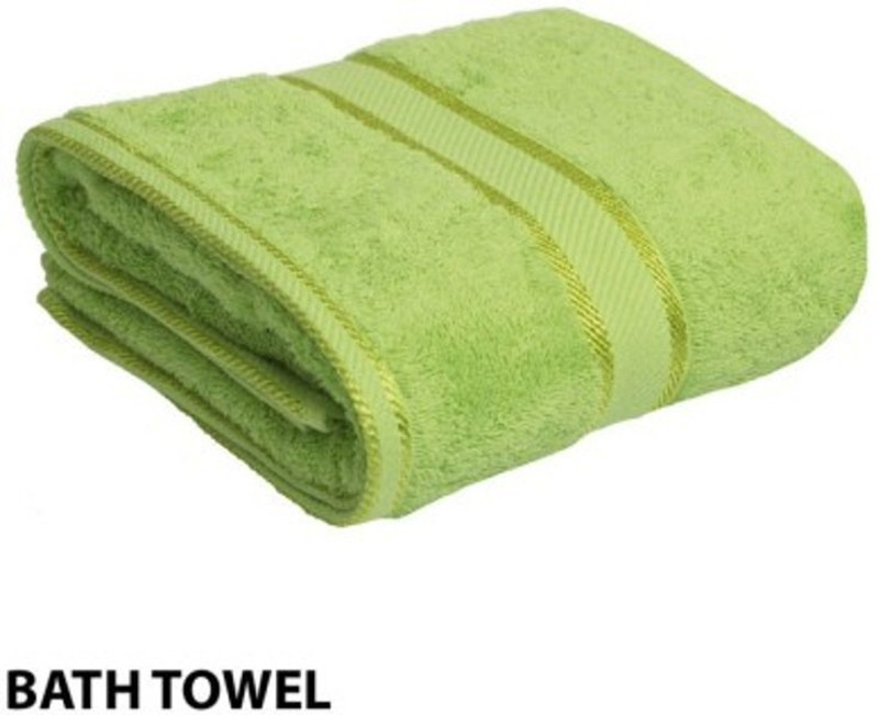 Richiworld Cotton 100 GSM Bath Towel(Light Green)