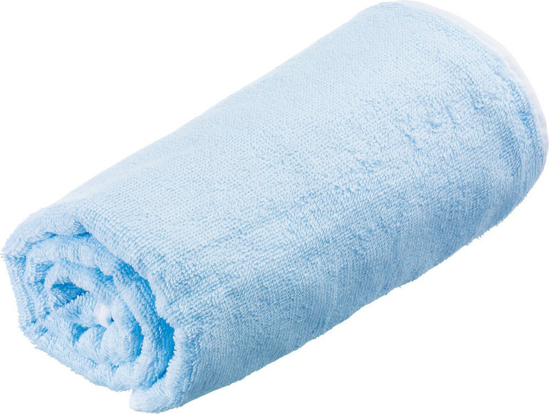 Go Travel Cotton 1000 GSM Bath Towel(Light Blue)