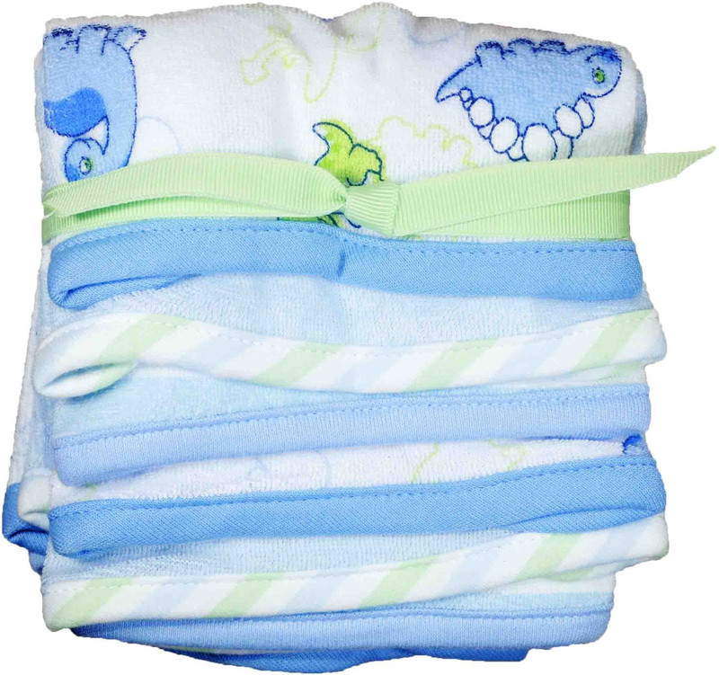 Babysid Collections Cotton GSM Face Towel(Pack of 6, Blue)