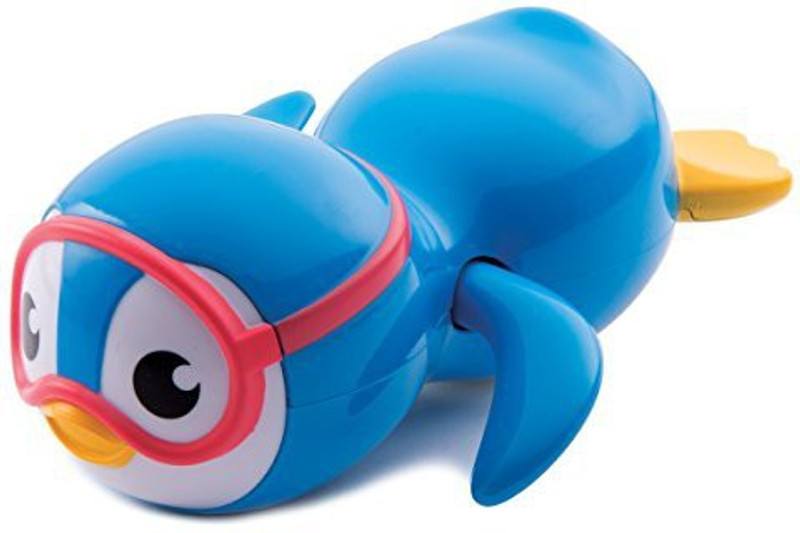 Munchkinz Wind Up Swimming Penguin Blue Bath Toy(Multicolor)