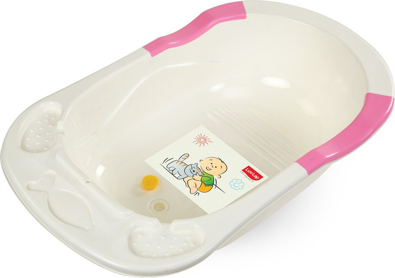 LuvLap Baby Bathtub(Pink)