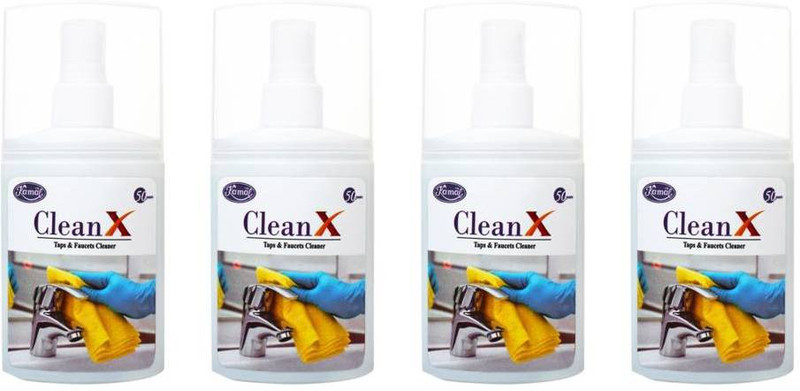 Kamal Cleanx - Tap Cleaner (Set of 4) None Floor Cleaner(100 ml, Pack of 4) RS.1196 (62.00% Off) - Flipkart