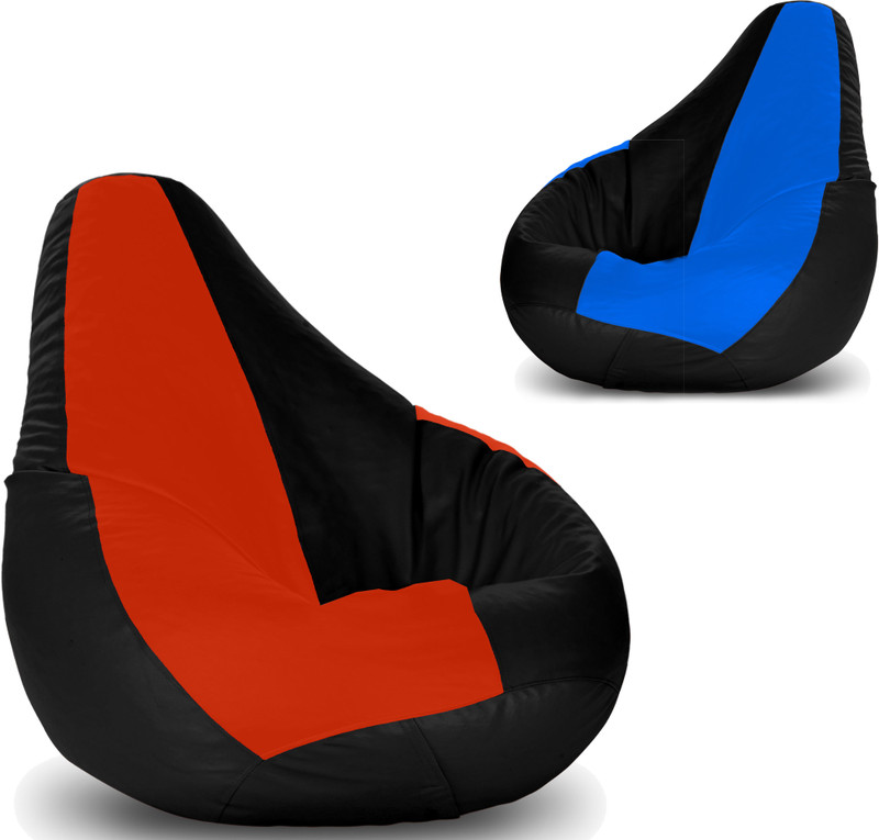 Story@Home XXL Bean Bag Cover(Red, Blue) RS.1249 (64.00% Off) - Flipkart