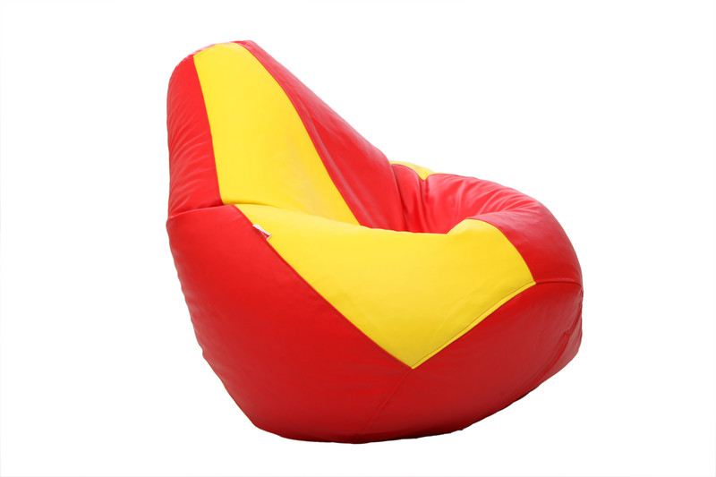 The Bean House XXL Bean Bag Cover(Red, Yellow) RS.520 (79.00% Off) - Flipkart