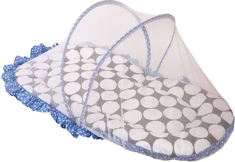 Bacati Velcro Cotton Bedding Set(Blue, Grey) RS.2309 (80.00% Off) - Flipkart