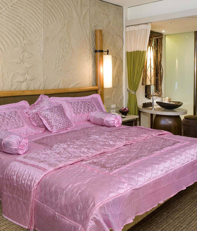 fashionadobe Satin Bedding Set(Pink)