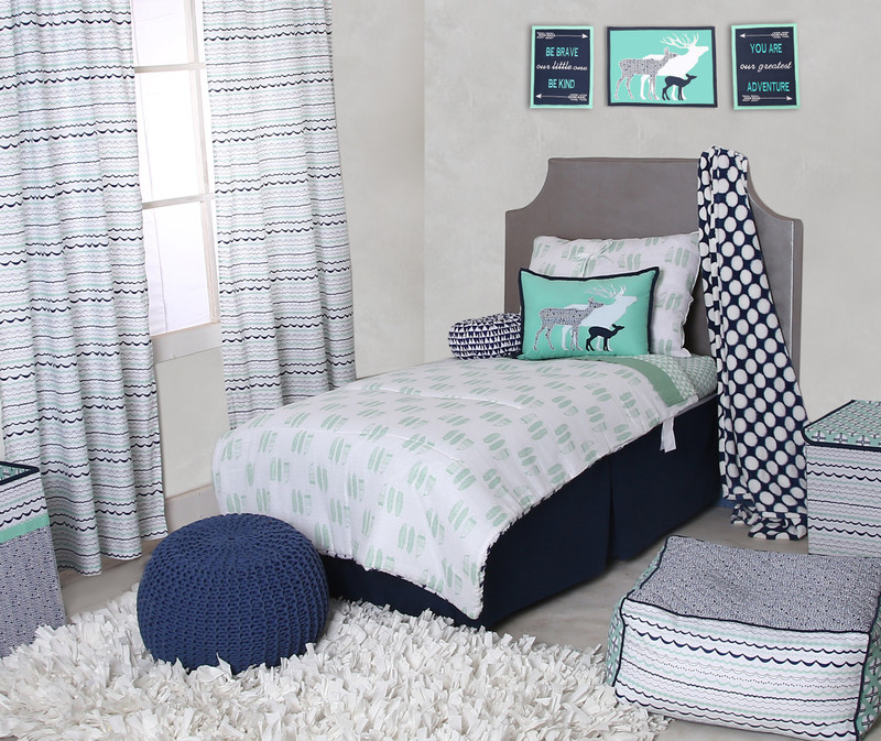 Bacati Cotton Bedding Set(Mint