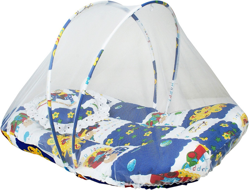 Littly Cotton Bedding Set(White, Blue) Littly Cotton Bedding Set(White, Blue)