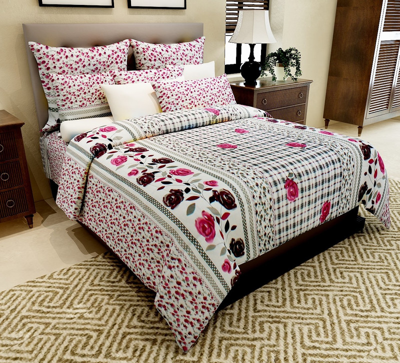 Home Candy Cotton Floral Double Bedsheet(1 Bedsheet, 2 Pillow Covers, Multicolor) RS.639 (75.00% Off) - Flipkart Home Candy Cotton Floral Double Bedsheet(1 Bedsheet, 2 Pillow Covers, Multicolor) RS.639 (75.00% Off) - Flipkart