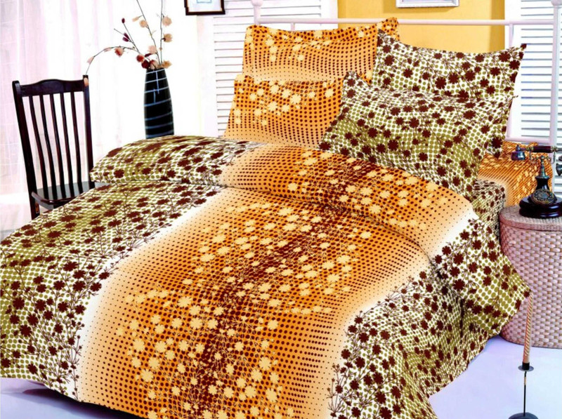 octane 180 TC Cotton Double Polka Bedsheet(Pack of 1, Green)