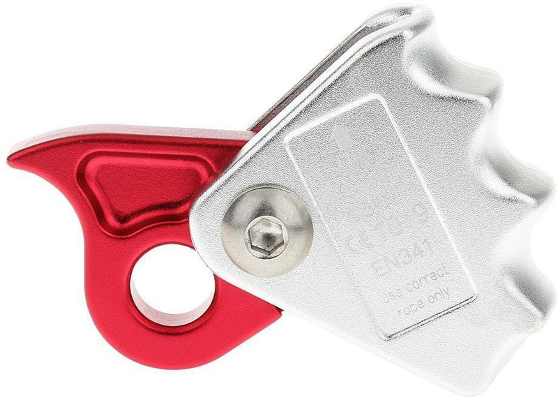 SAHAS SH-RG5SA Rope Grab Clamp Protector Fall Arrest Assisted Braking Belaying Device(Red, Silver)